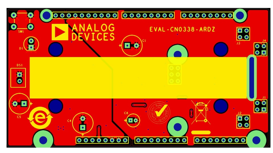 Analog Devices Inc. EVAL-CN0338-ARDZ 실드 보드